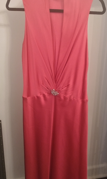 Banana Republic rose silk dress, size 16 - Picture 1 of 6